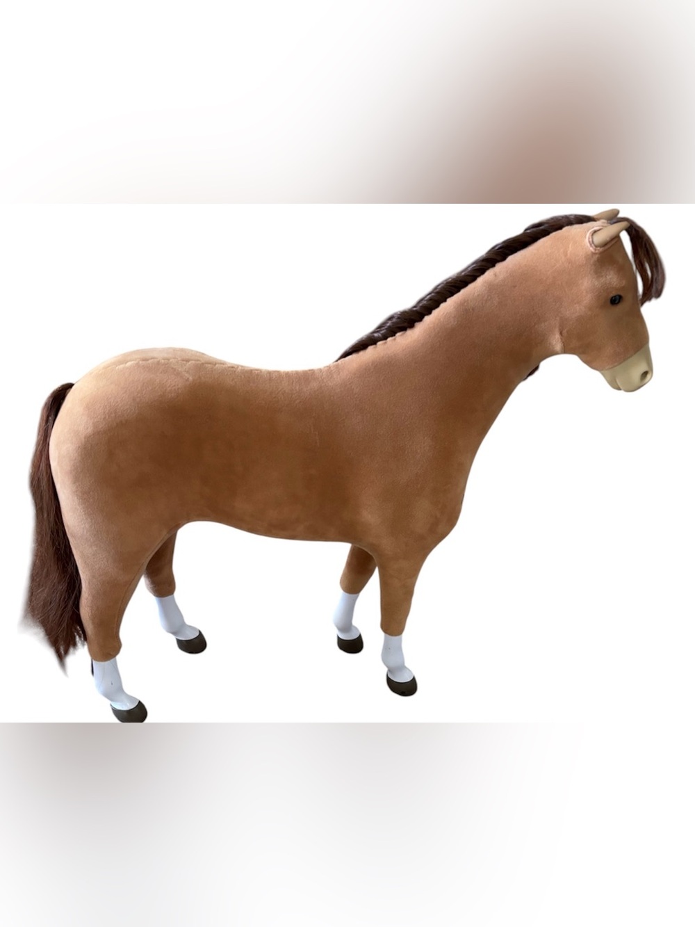 American girl chestnut brown horse for 18 inch dolls toy